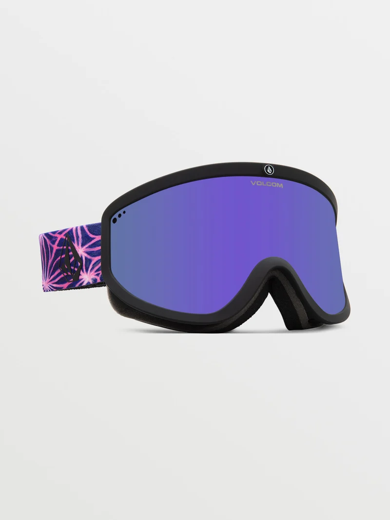 Footprints Mike Ravelson Goggle (+ Bonus Lens - Yellow) - PURPLE CHROME