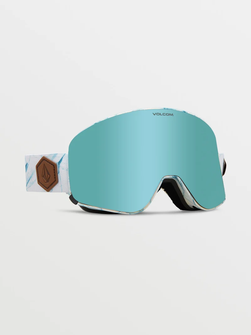 Odyssey White Ice Goggle (+ Bonus Lens Dark - Grey) - ICE CHROME