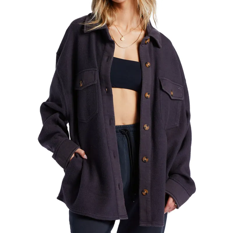W Any Time Shacket L/S Button-up