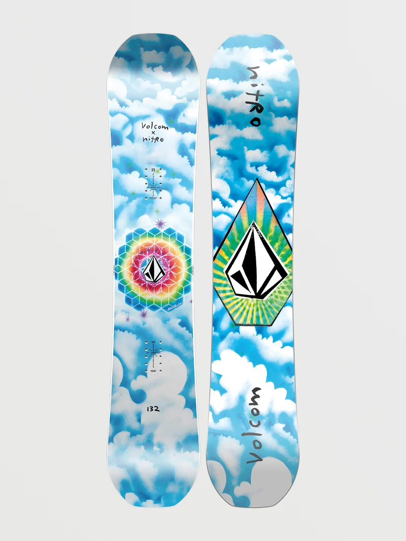 Ripper Youth X Volcom Snowboard (132 cm) - BLACK - (KINDER)