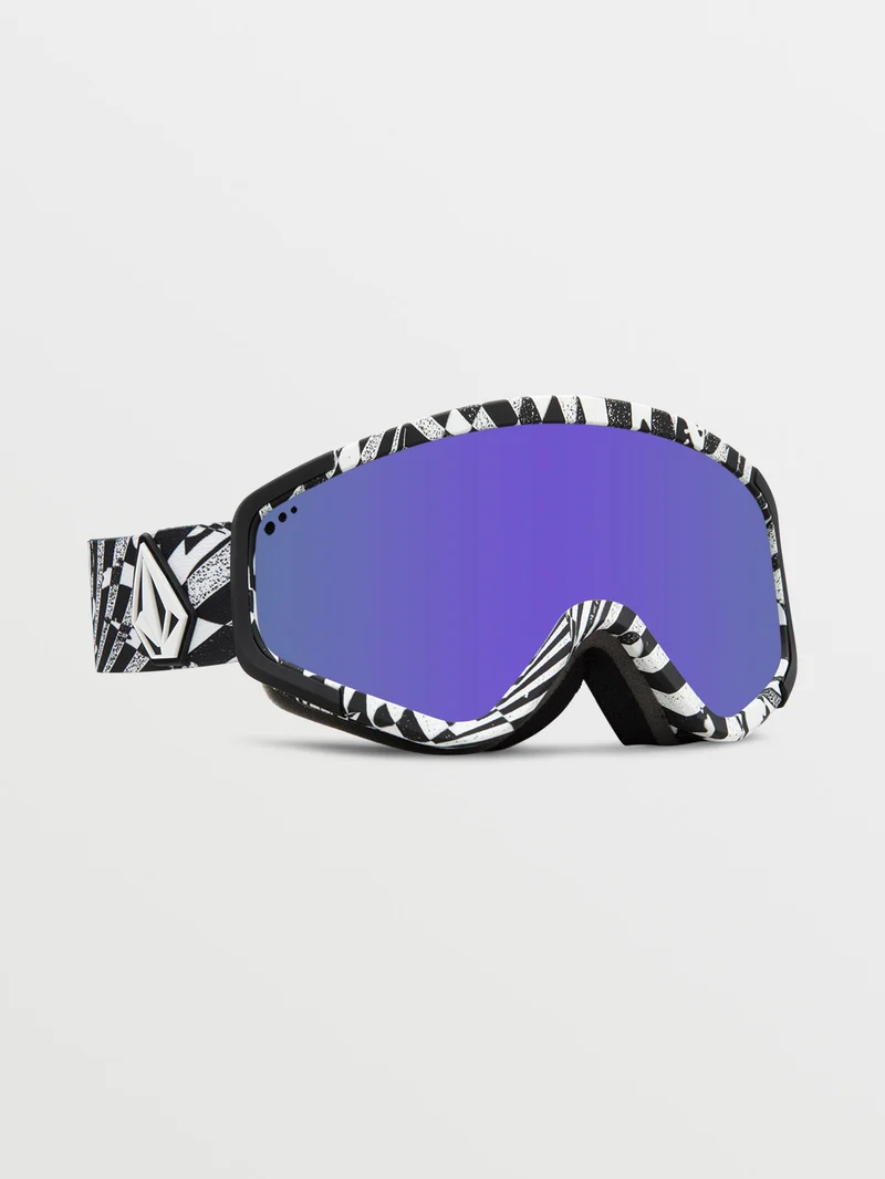 Attunga Op Art Goggle (+ Bonus Lens - Yellow) - PURPLE CHROME