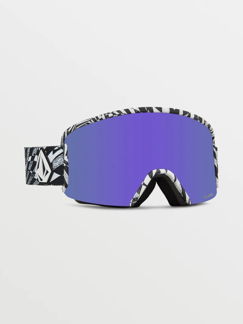 Garden Op Art Goggle (+ Bonus Lens - Yellow) - PURPLE CHROME