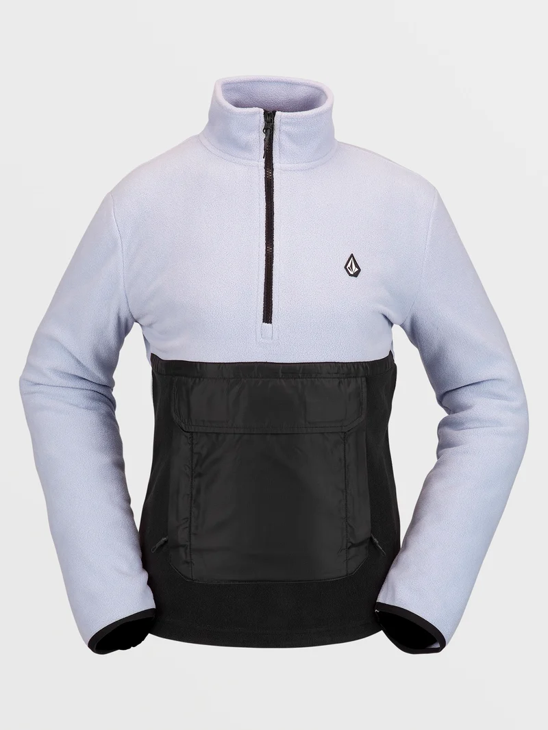 Polar Half-Zipped Sweatshirt - LILAC ASH