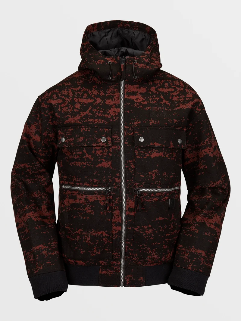 Dustbox Jacke - MAROON CAMO