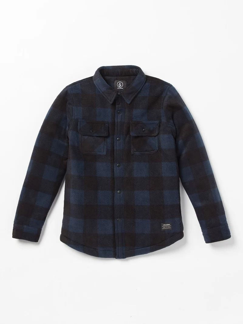 Bowered Fleece Überhemd - NAVY - (KINDER)