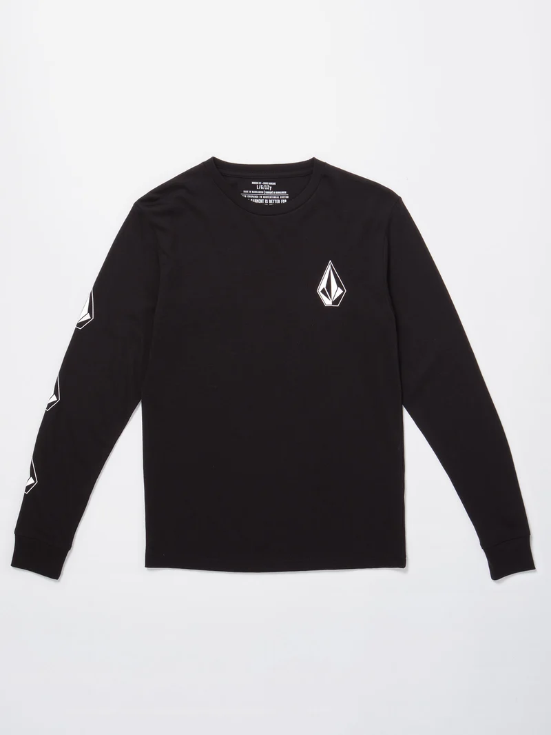 Iconic Stone T-shirt - BLACK - (KINDER)