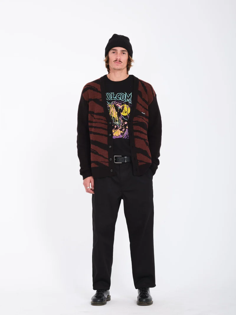 Anarchietour Strickjacke - BLACK