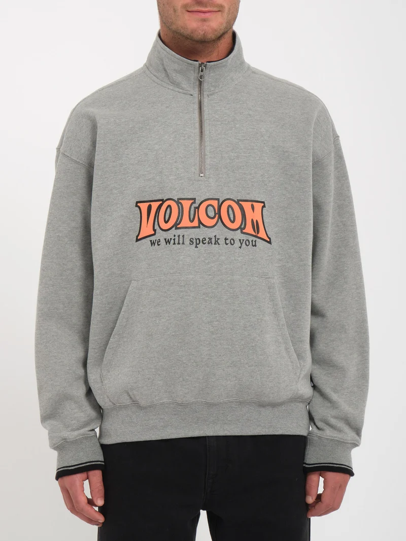 Varsity Sweatshirt - HEATHER GREY