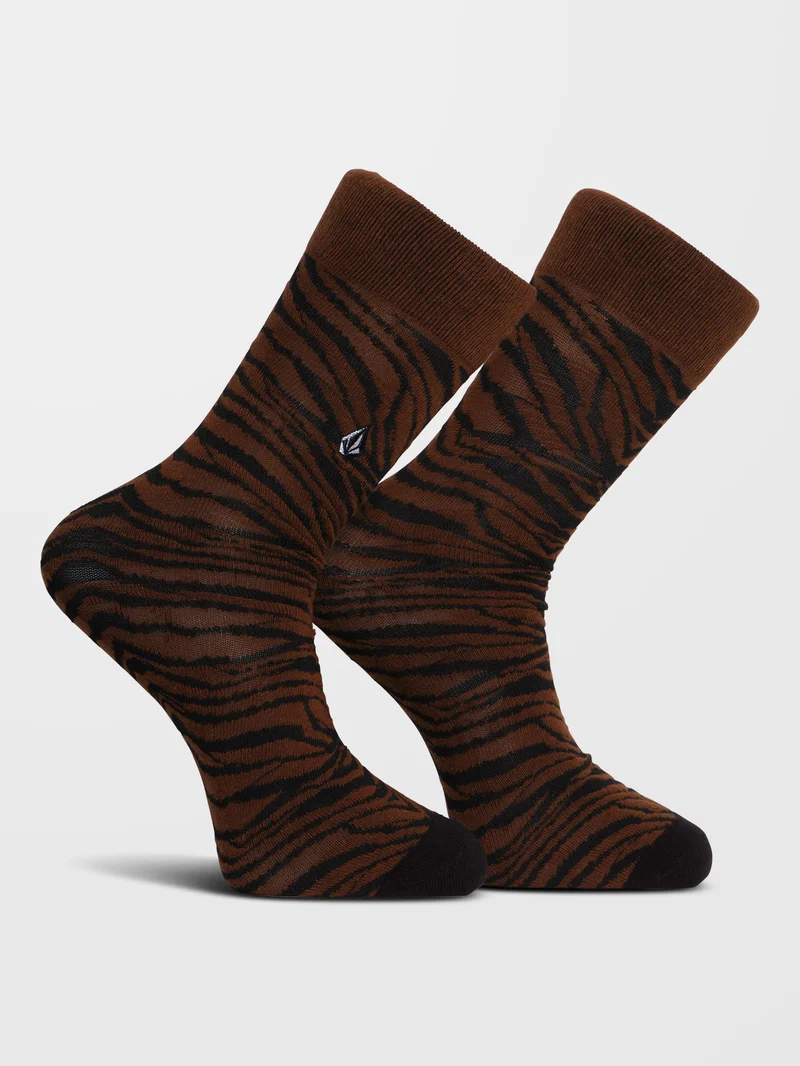 Zebra Socken (3er Pack) - BITTER CHOCOLATE