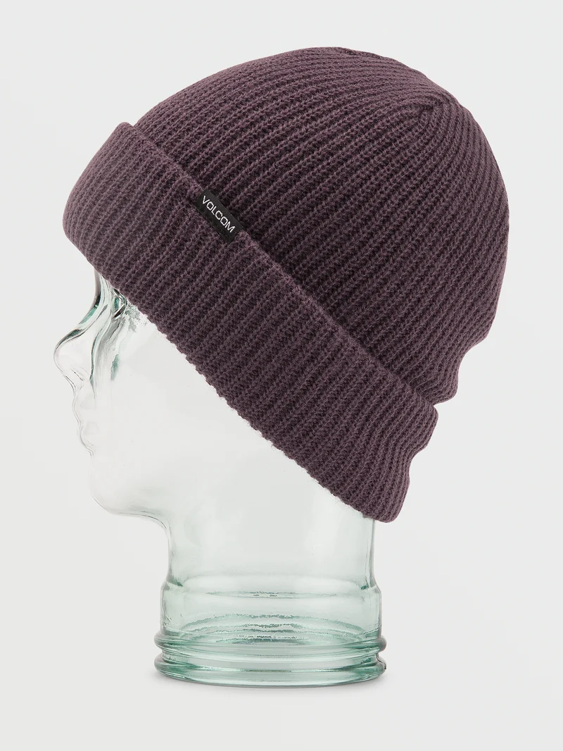 Polar Lined Beanie - Black Plum