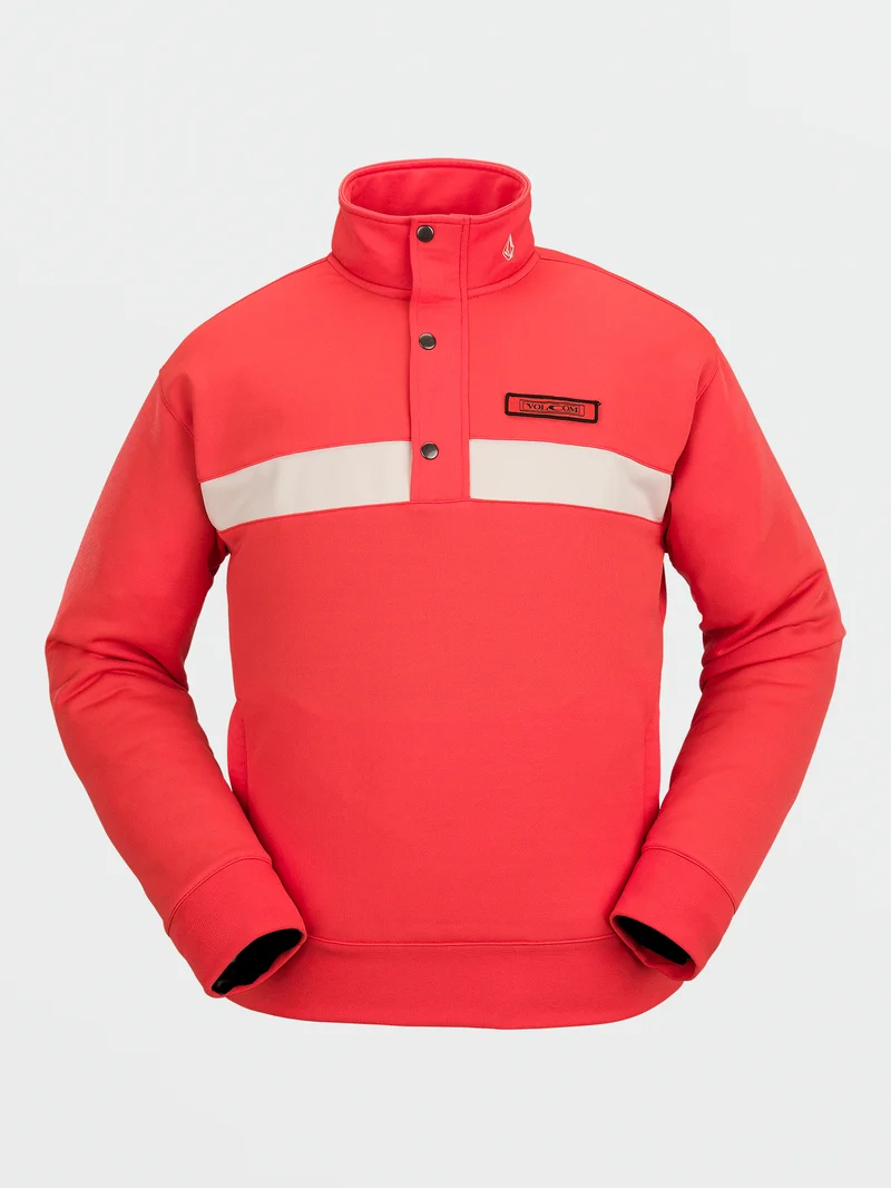 She Fleece Sweatshirt - Orange Shock