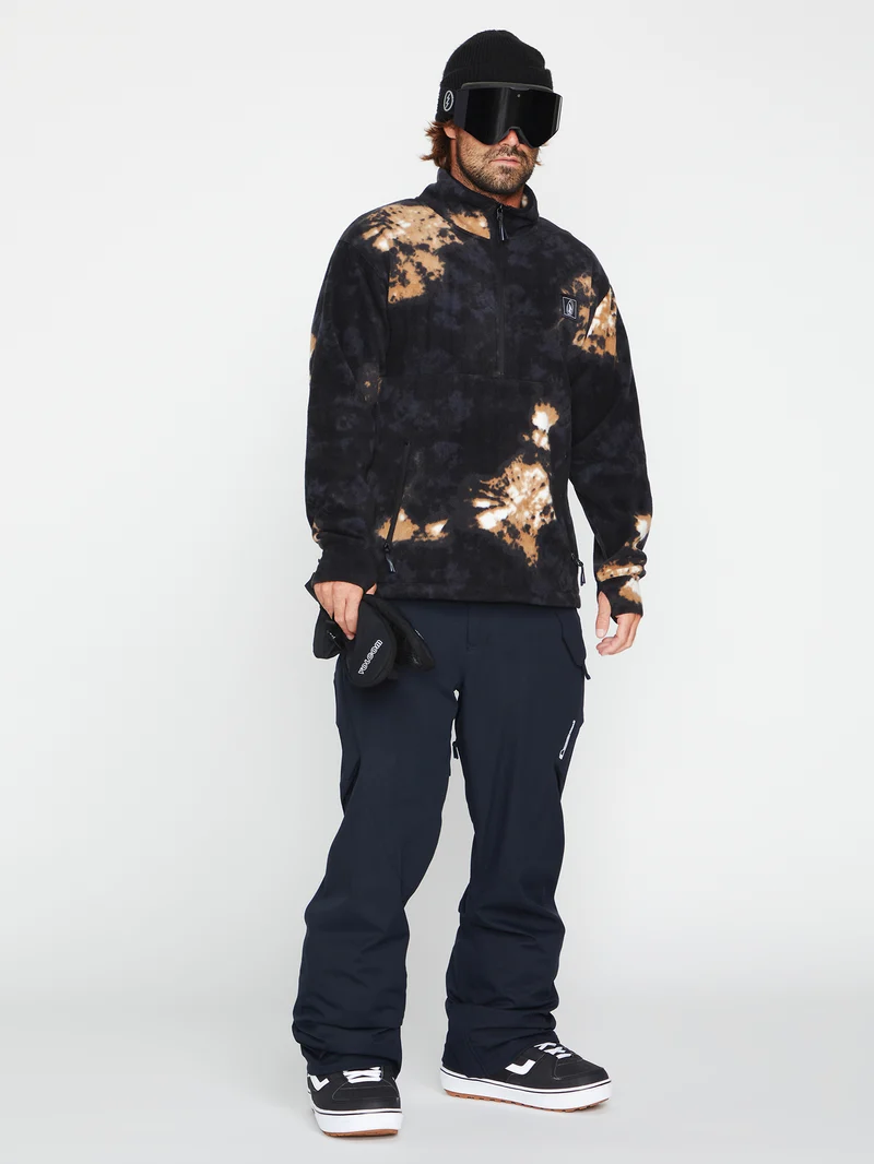 V-Science Fleece 1/2 Zip Sweatshirt - Bleach Black