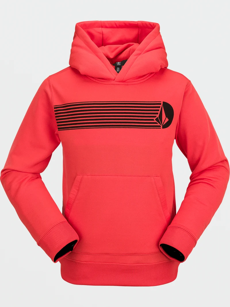 Riding Fleece Hoodie - Orange Shock - (Kids)