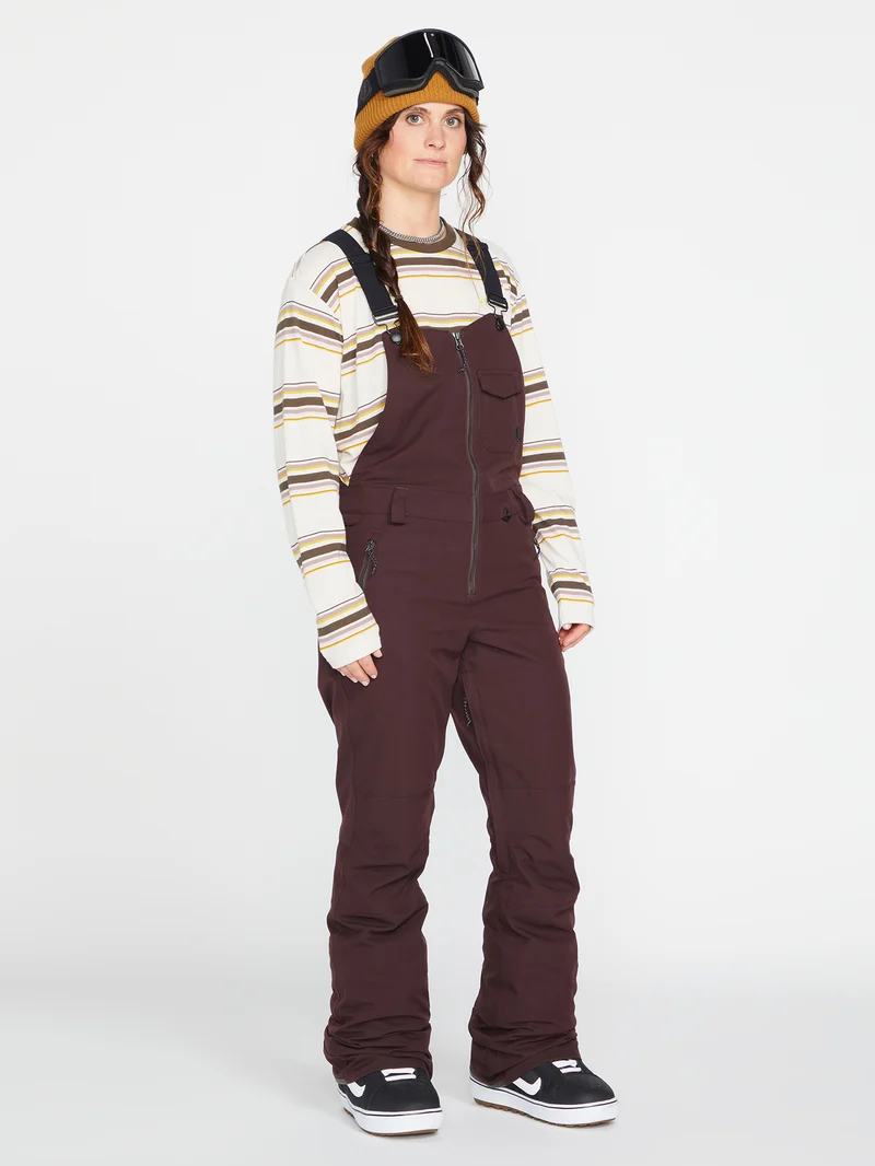 Swift Bib Overall - Black Plum