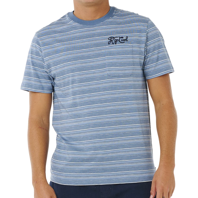 Pacific Rinse Stripe S/S T-Shirt