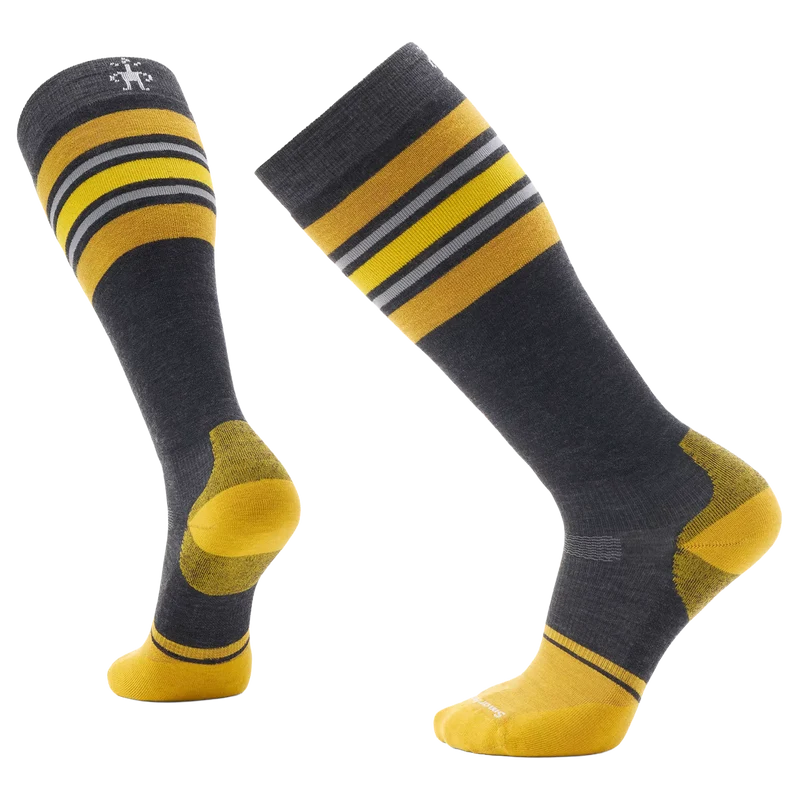 Snow Targeted Cushion Stripe Extra Stretch OTC Sock 2026