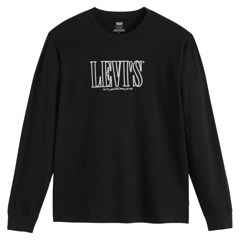 Rope Serif Logo L/S T-Shirt