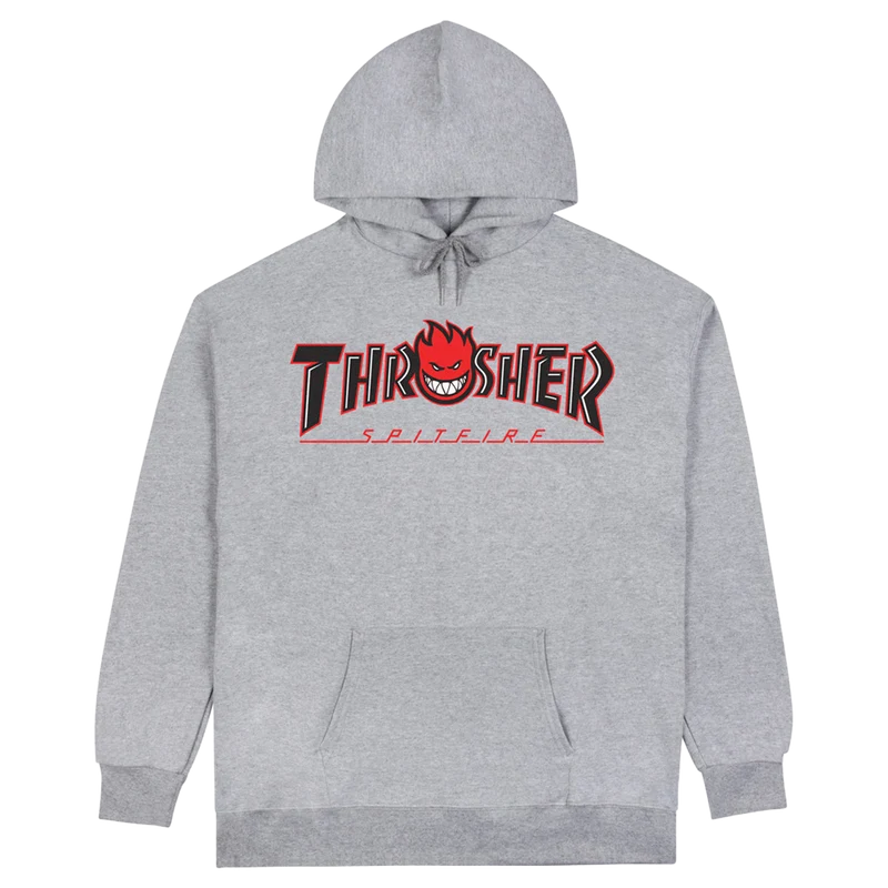 Thrasher X Spitfire Big Head Outline Hoodie