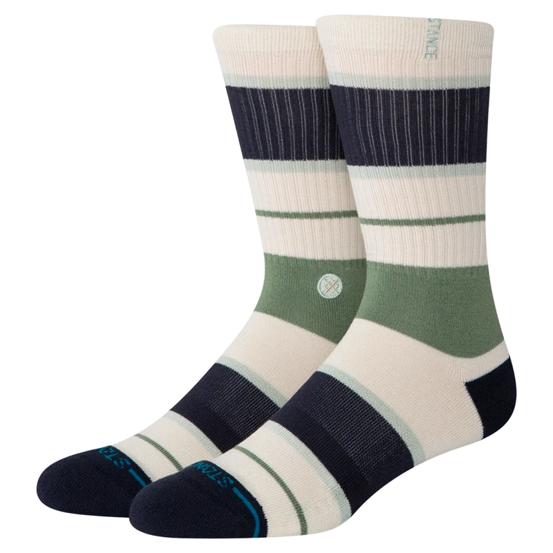 Striped Delt Crew Sock