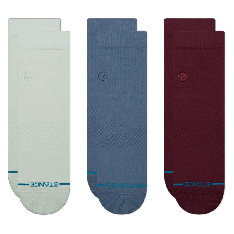 Icon Quarter 3Pk Sock