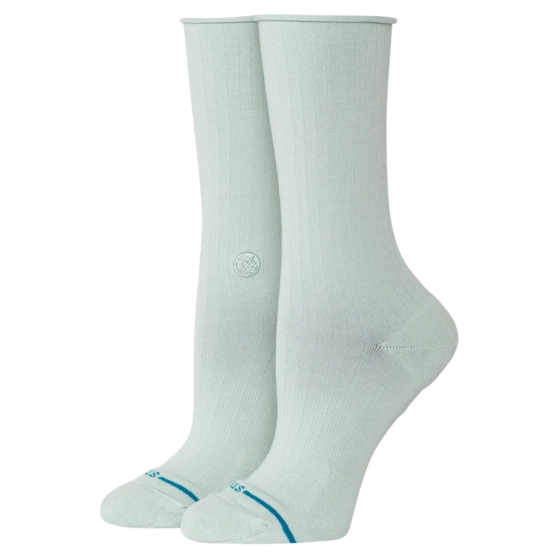 W's Rolled Solid Crew Sock