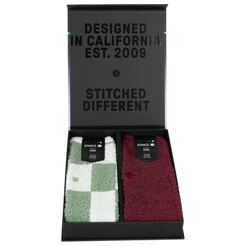 W's Patchwork Cozy Crew Box Set Sock