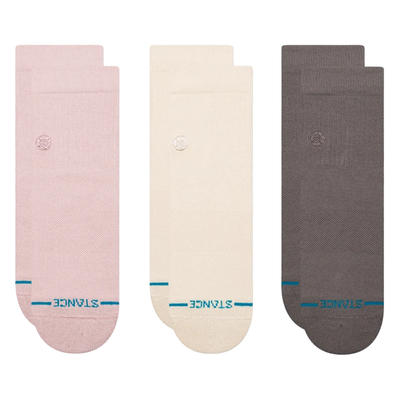 W's Icon Quarter 3Pk Sock
