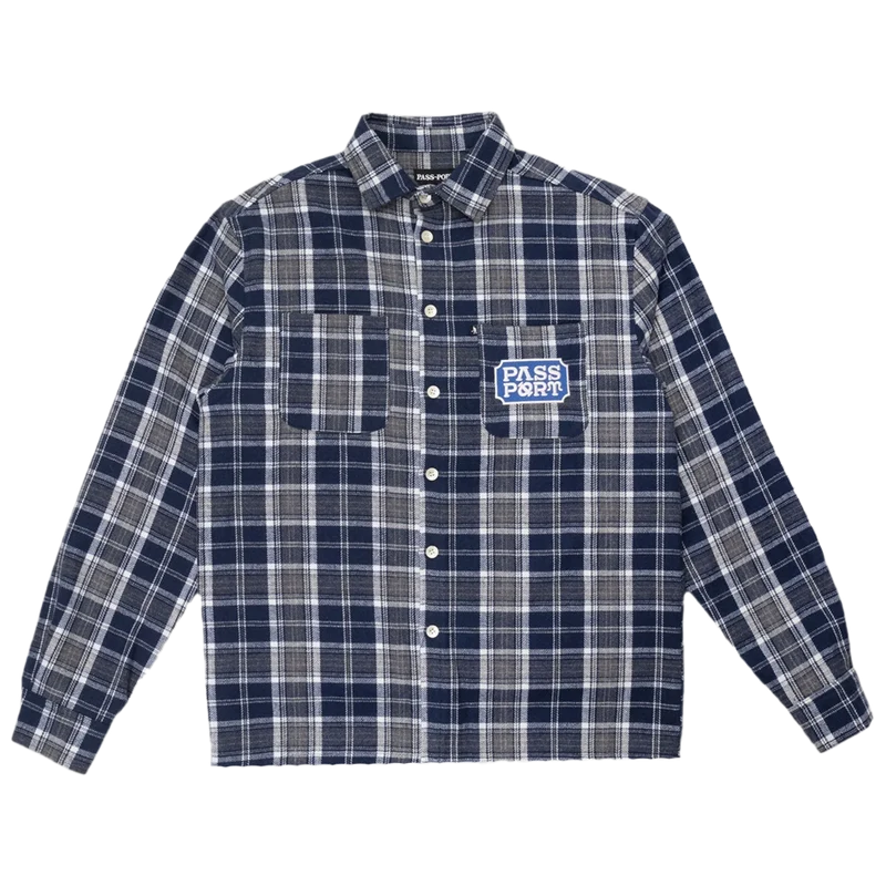 Yearbook Logo Workers Flannel L/S Top