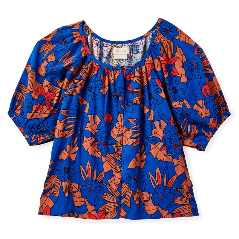 Mercado Linen Top S/S Top