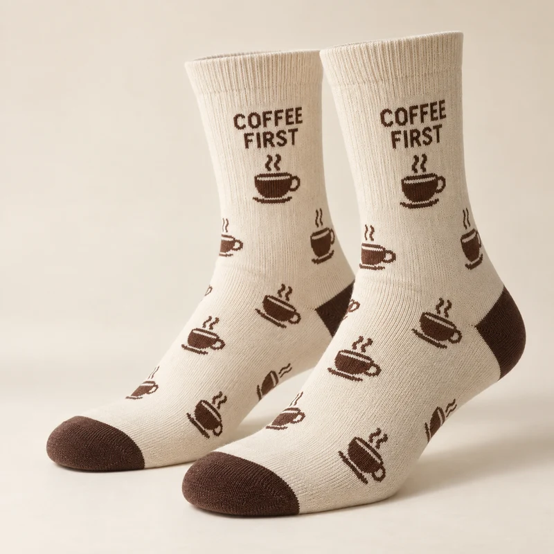 Coffee First Socks