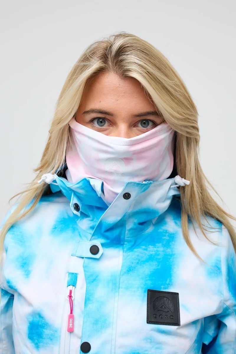 OOSC Pink Neckwarmer - Pink Tie Dye