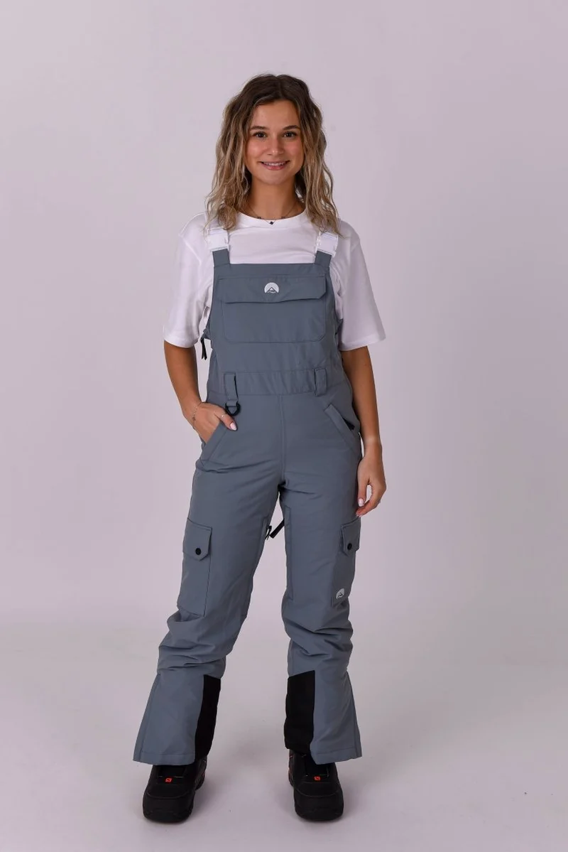 Yeh Girl Bib Pant - Grey
