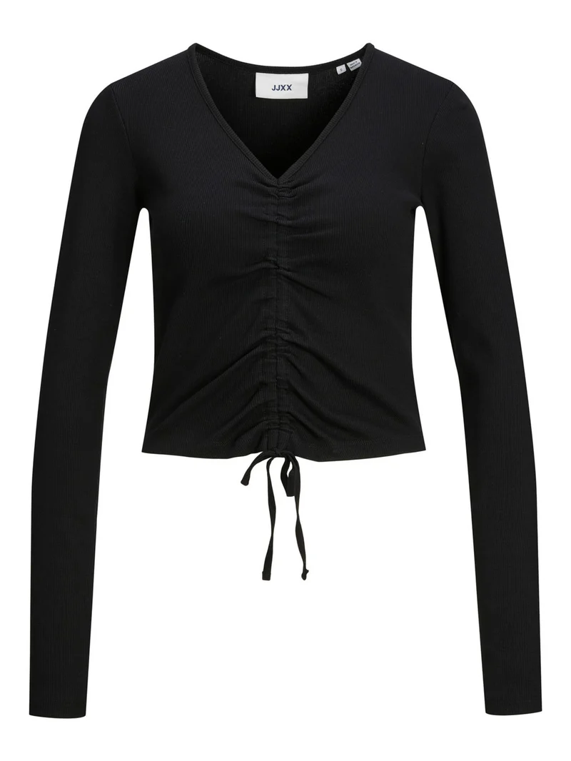 W JXFenja Rib L/S Top
