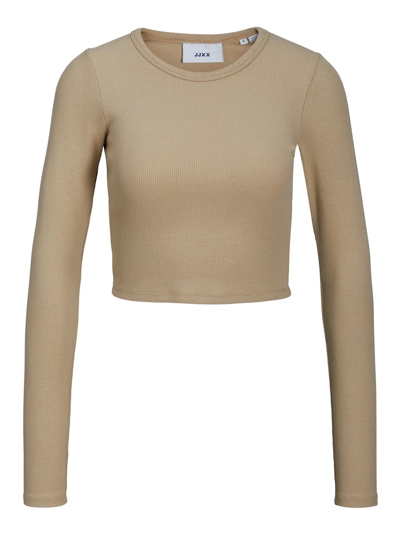 W JXFeline Rib L/S T-Shirt