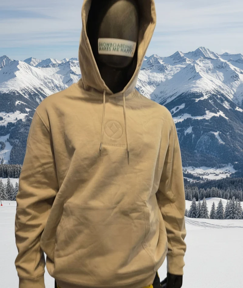 love snowboarding Logo Hoodie
