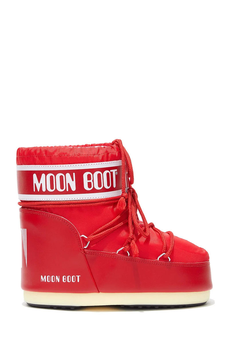 Moon Boot Damen Stiefel Icon Nylon Low Rot
