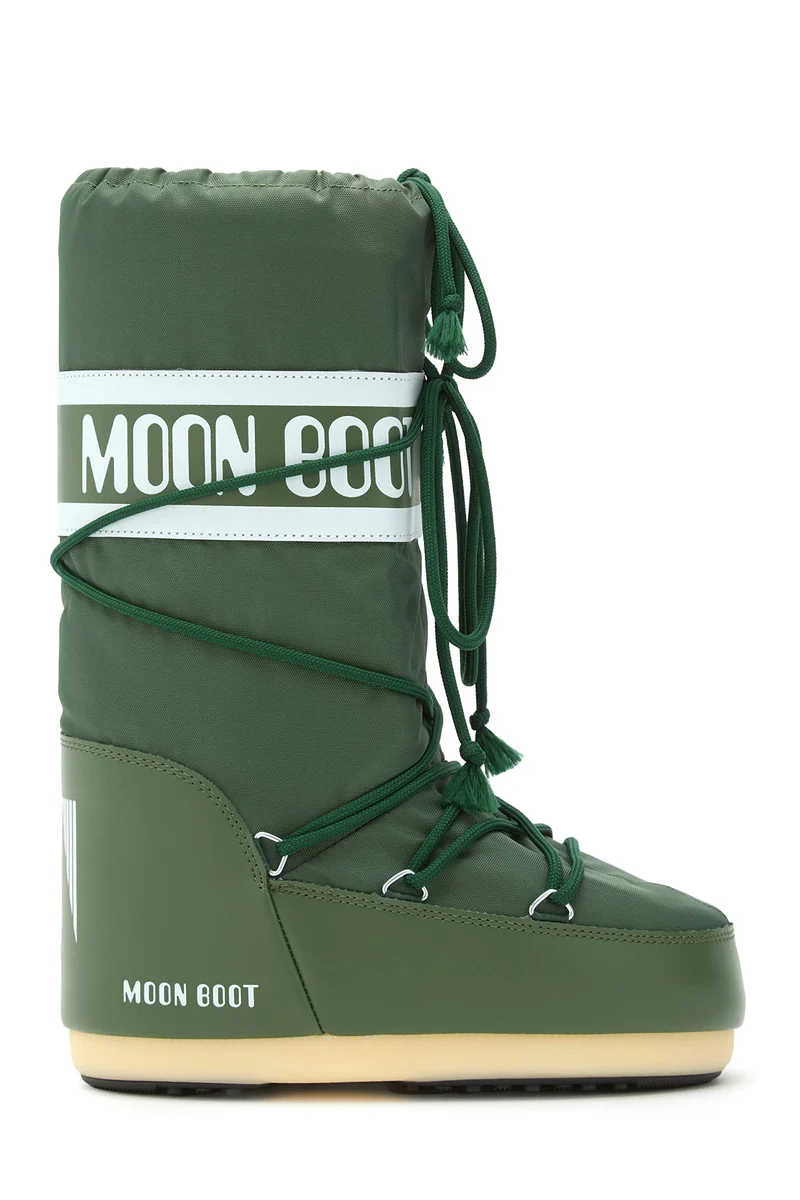 Moon Boot Damen Stiefel Icon Nylon Grün