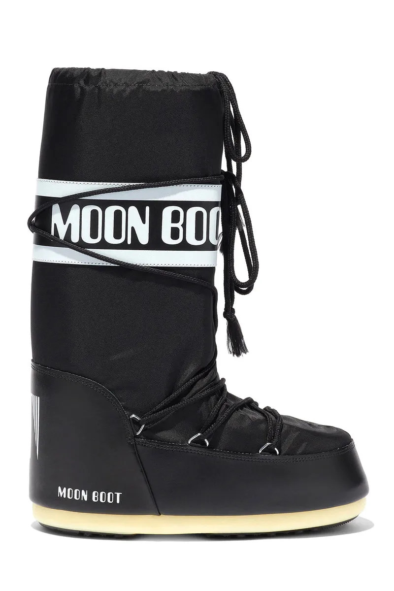 Moon Boot Damen Stiefel Icon Nylon Schwarz