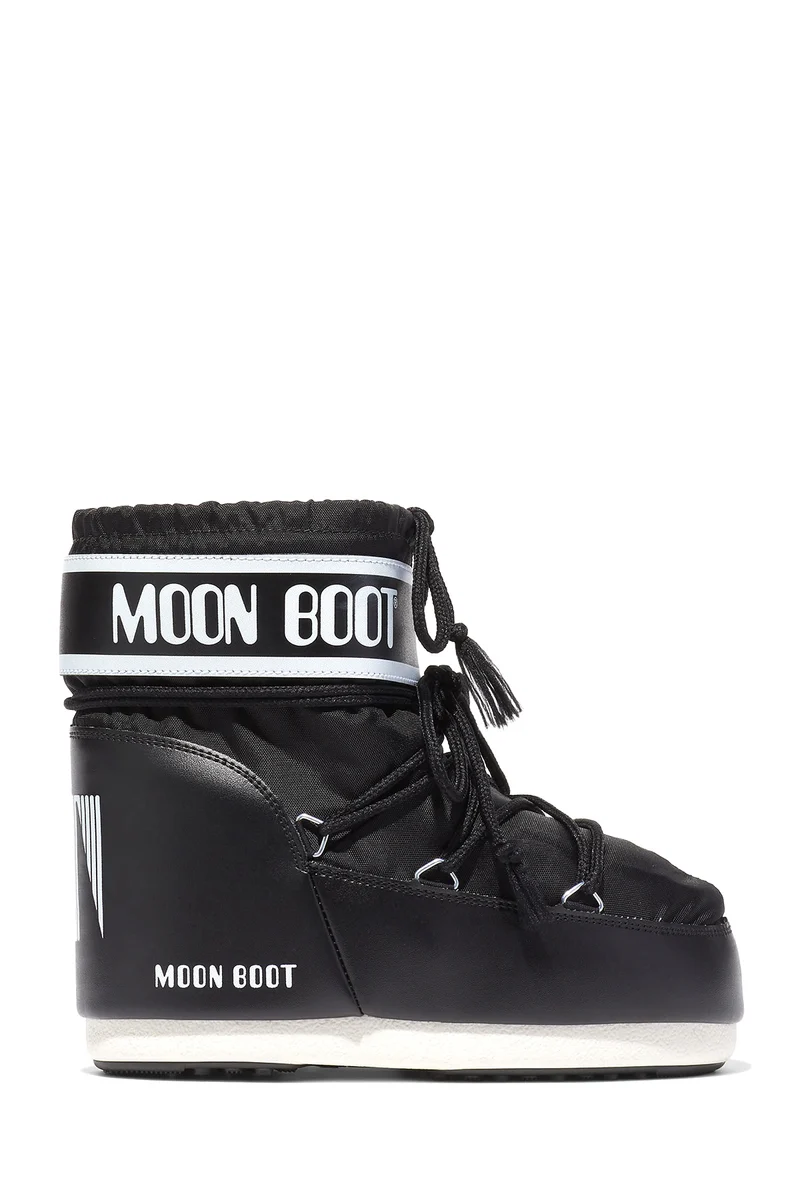 Moon Boot Damen Stiefel Icon Nylon Low Schwarz