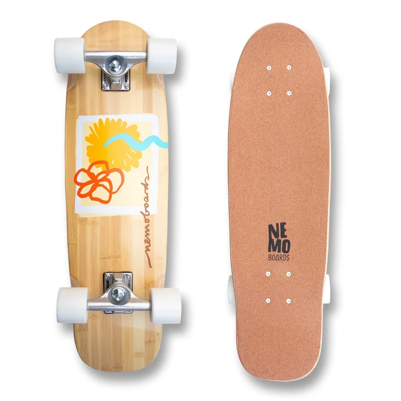 Kork Softgrip® Big Cruiser Skateboard „Wild And Free“