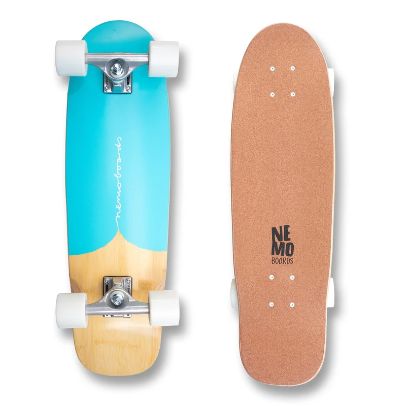 Kork Softgrip® Big Cruiser Skateboard „Agua“