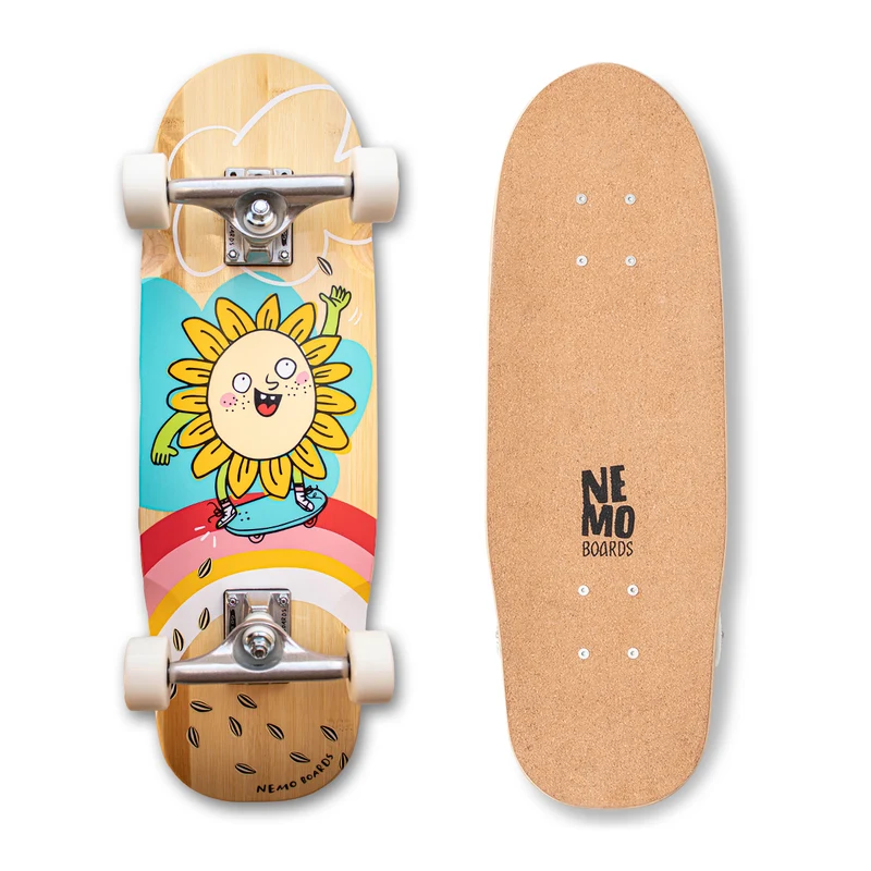 Kork Softgrip® Kinder Skateboard „Sunny“