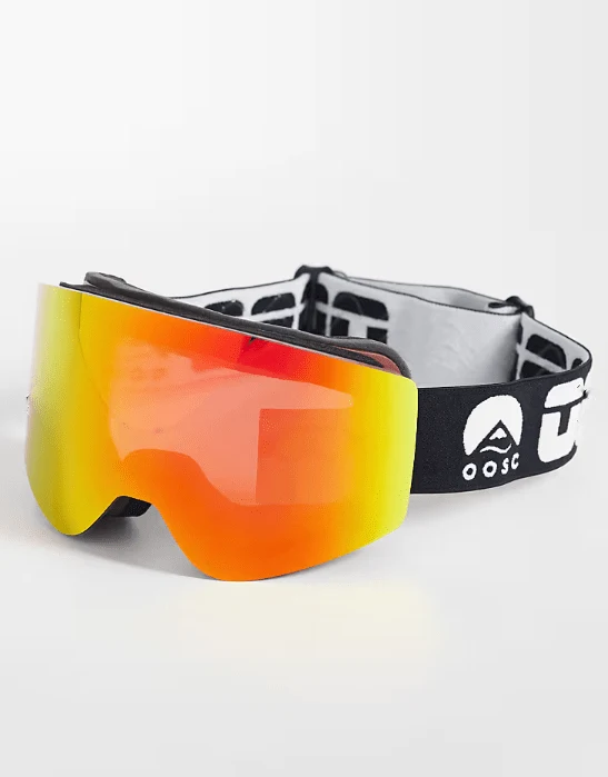 OOSC Vizion Ski & Snowboard Goggles - Black and White