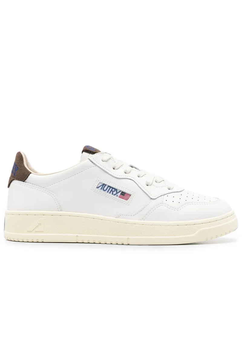 Autry Herren Sneaker Medalist Weiss/Chocolate Chip