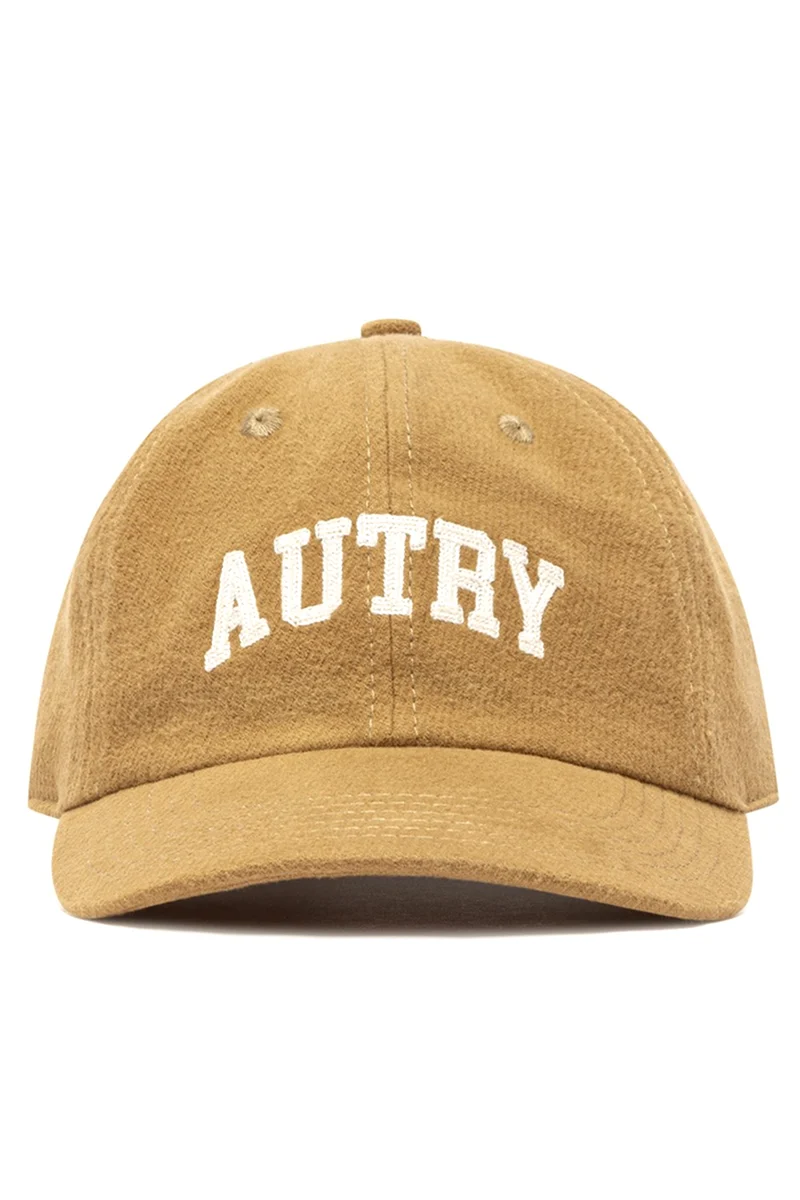 Autry Unisex Schildmütze mit College Logo Beige