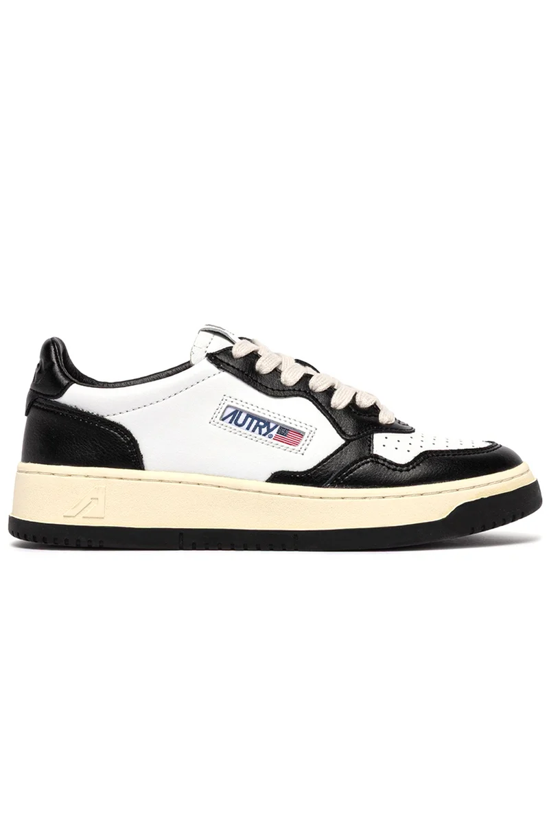 Autry Herren Sneaker Medalist Bicolor Weiss/Schwarz