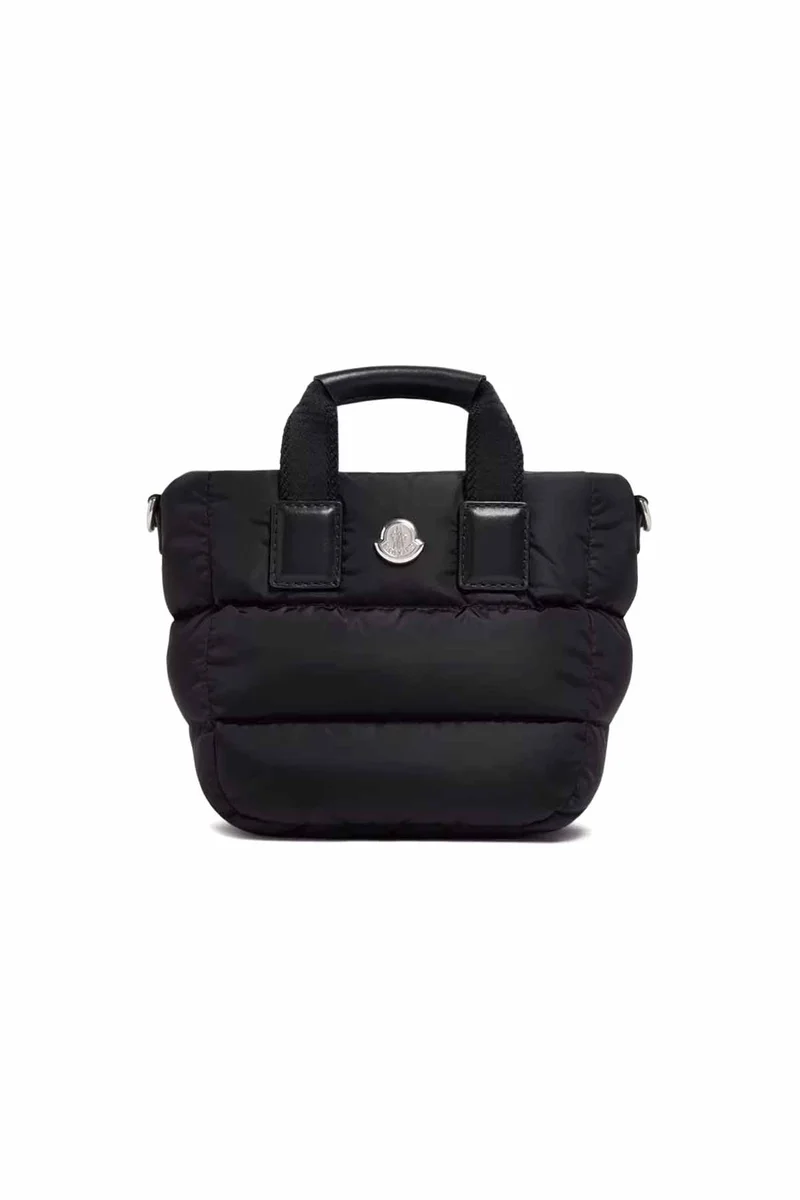 Moncler Damen Tote Tasche Micro Caradoc Schwarz