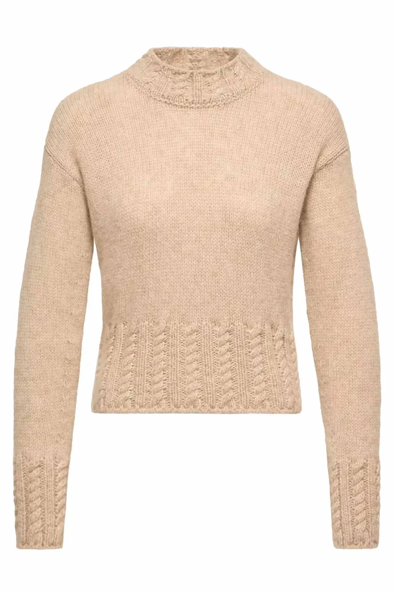 Moncler Damen Strickpullover Beige
