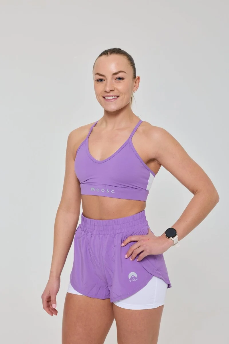 Medium Support Infinite Sports Bra - Purple