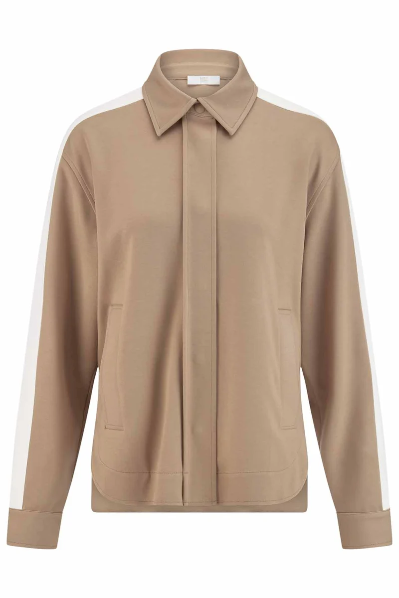 Riani Damen Jacke mit Kontraststreifen Chai Patterned